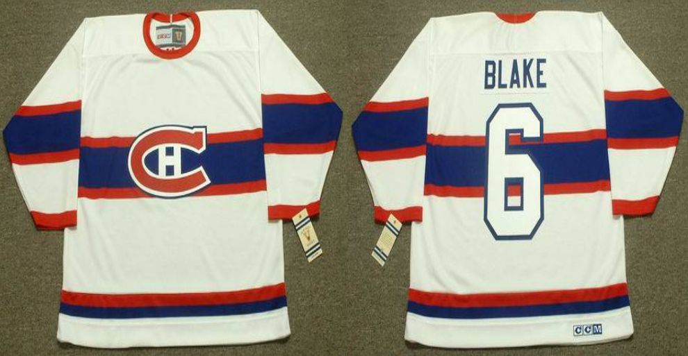 2019 Men Montreal Canadiens #6 Blake White CCM NHL jerseys->montreal canadiens->NHL Jersey